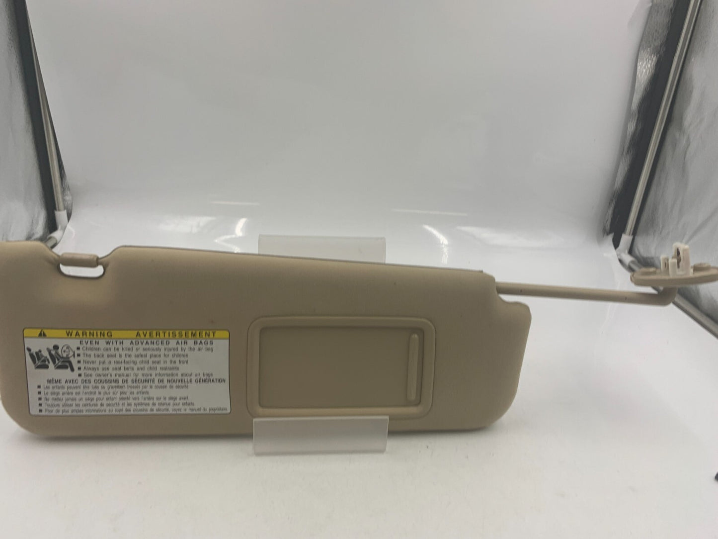 2007-2009 Lexus ES350 Passenger Sun Visor Tan OEM D02B33081