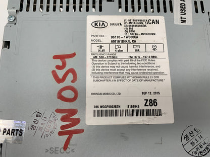 2016-2017 Kia Rio AM FM CD Player Radio Receiver OEM C03B54018