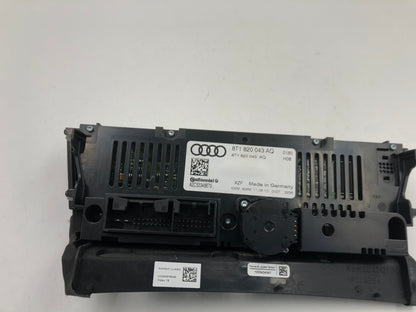 2010-2013 Audi A5 AC Heater Climate Control Unit OEM D03B16005