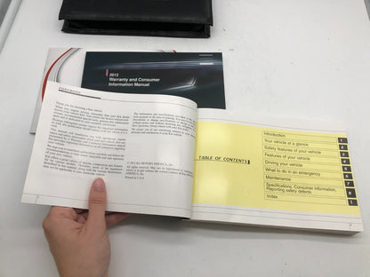 2012 Kia Optima Owners Manual Set with Case OEM R01B40014