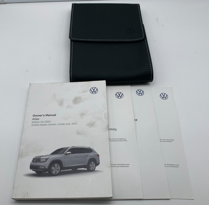 2021 Volkswagen Atlas Owners Manual Set with Case OEM B03B24020