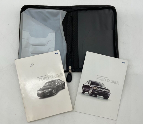 2008 Ford Taurus Owners Manual Set with Case OEM I02B03015