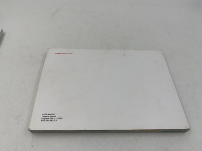 2010 Audi A4 Sedan Owners Manual Set with Case OEM E03B07022