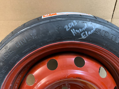 2013-2020 Hyundai Elantra 15" Spare Tire Compact Donut T125/80D15