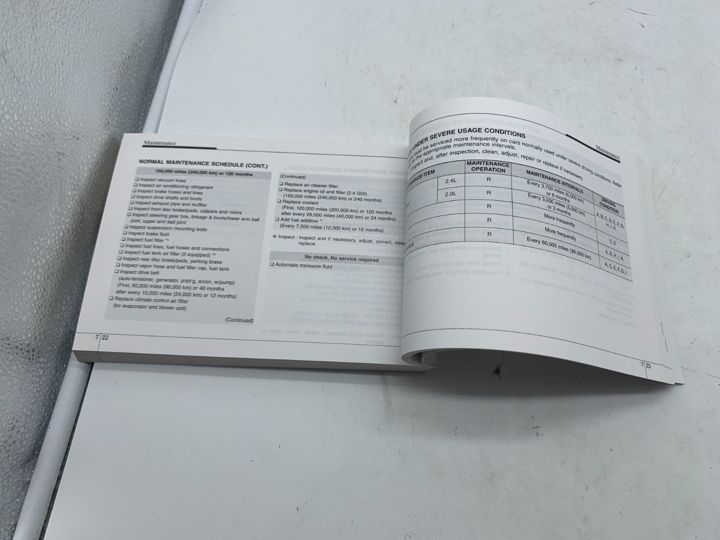 2015 Kia Optima Sedan Owners Manual OEM A04B55005