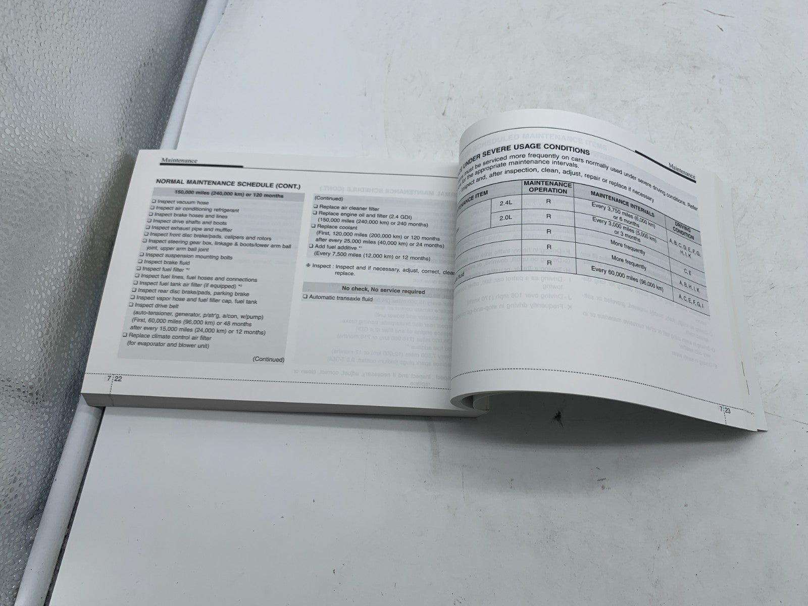 2015 Kia Optima Sedan Owners Manual OEM A04B55005