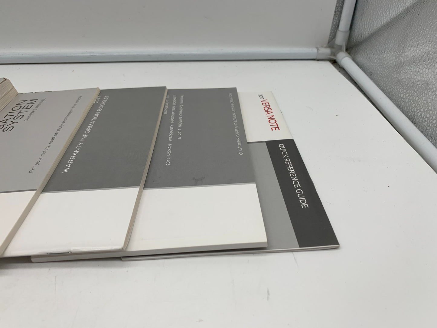 2017 Nissan Versa Note Owners Manual Set with Case OEM