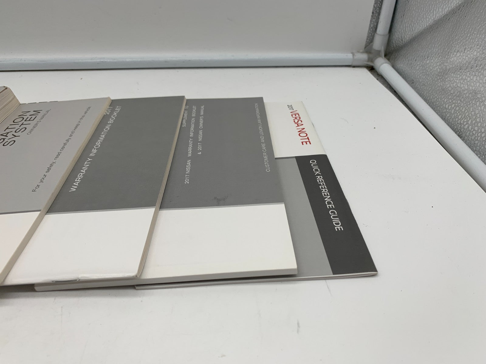 2017 Nissan Versa Note Owners Manual Set with Case OEM