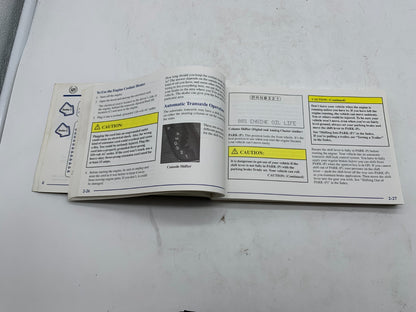 2001 Cadillac DeVille Owners Manual Set with Case OEM A02B50012