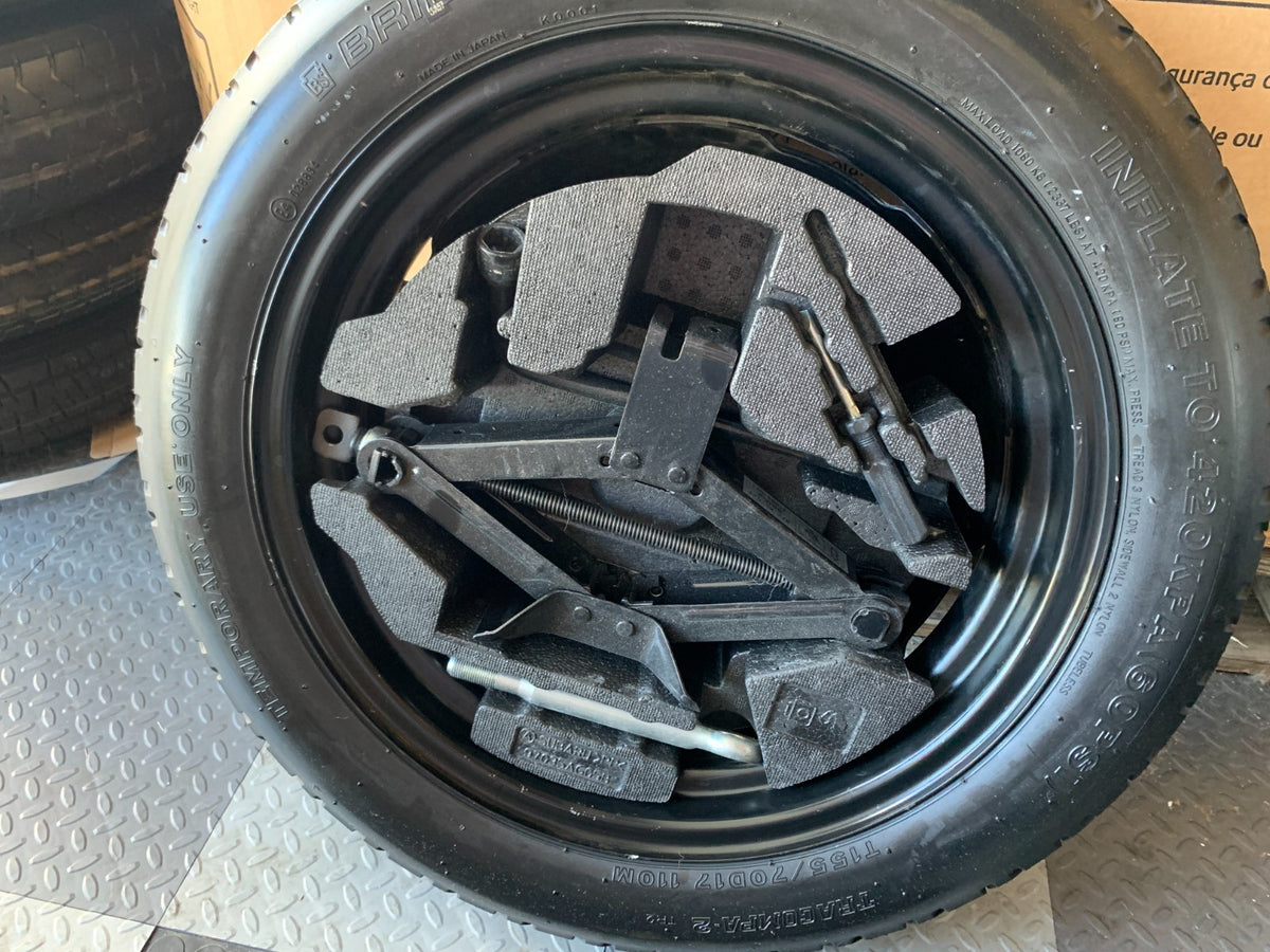 2009-2013 Subaru Forester 17" Spare Tire with Jack Kit Compact Donut T155/70D17