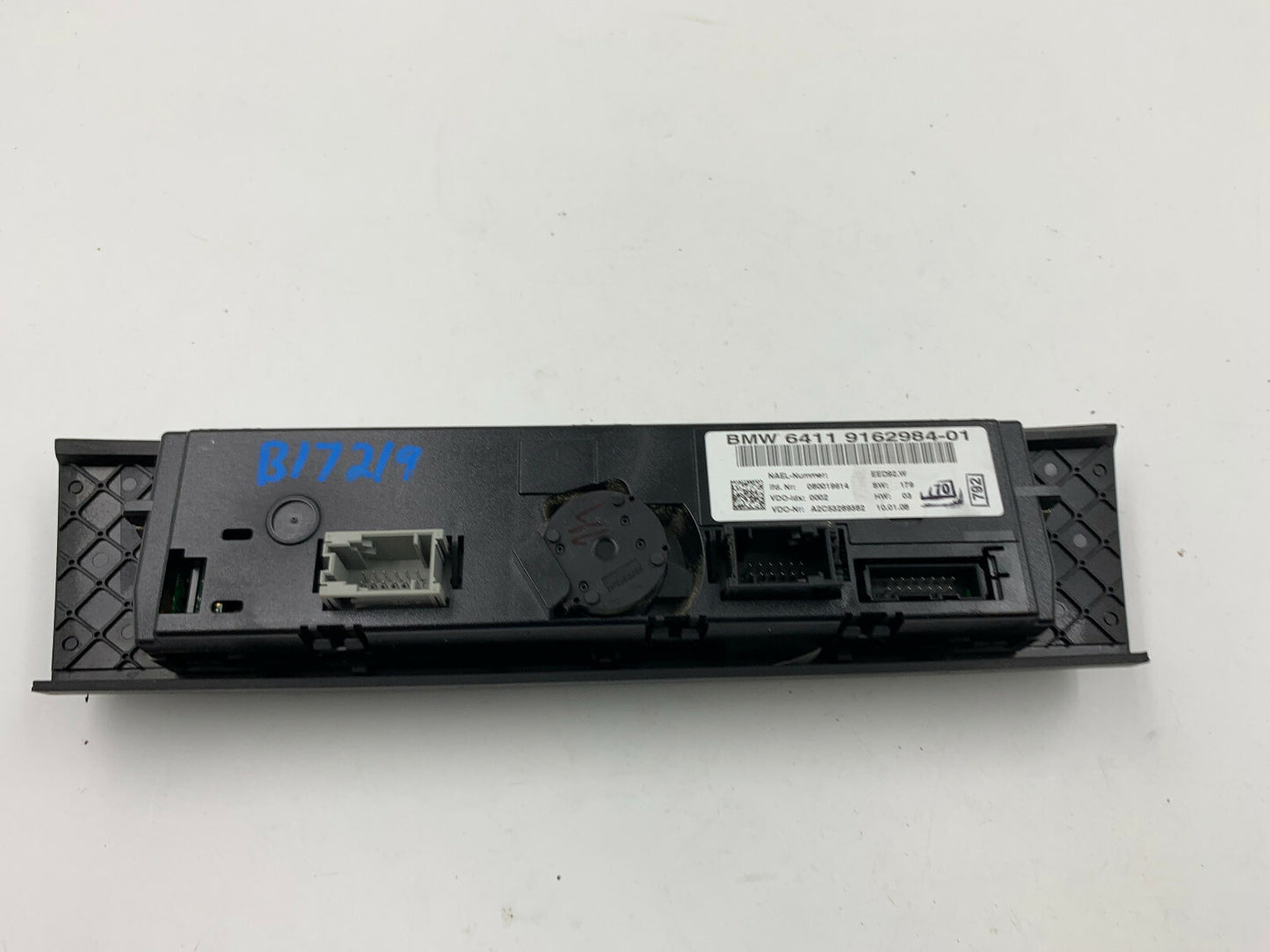 2007-2010 BMW 335i Coupe AC Heater Climate Control Unit OEM B02B21008