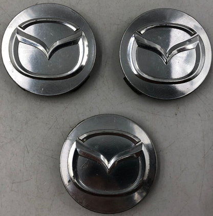Mazda Rim Wheel Center Cap Set Silver OEM B01B34064