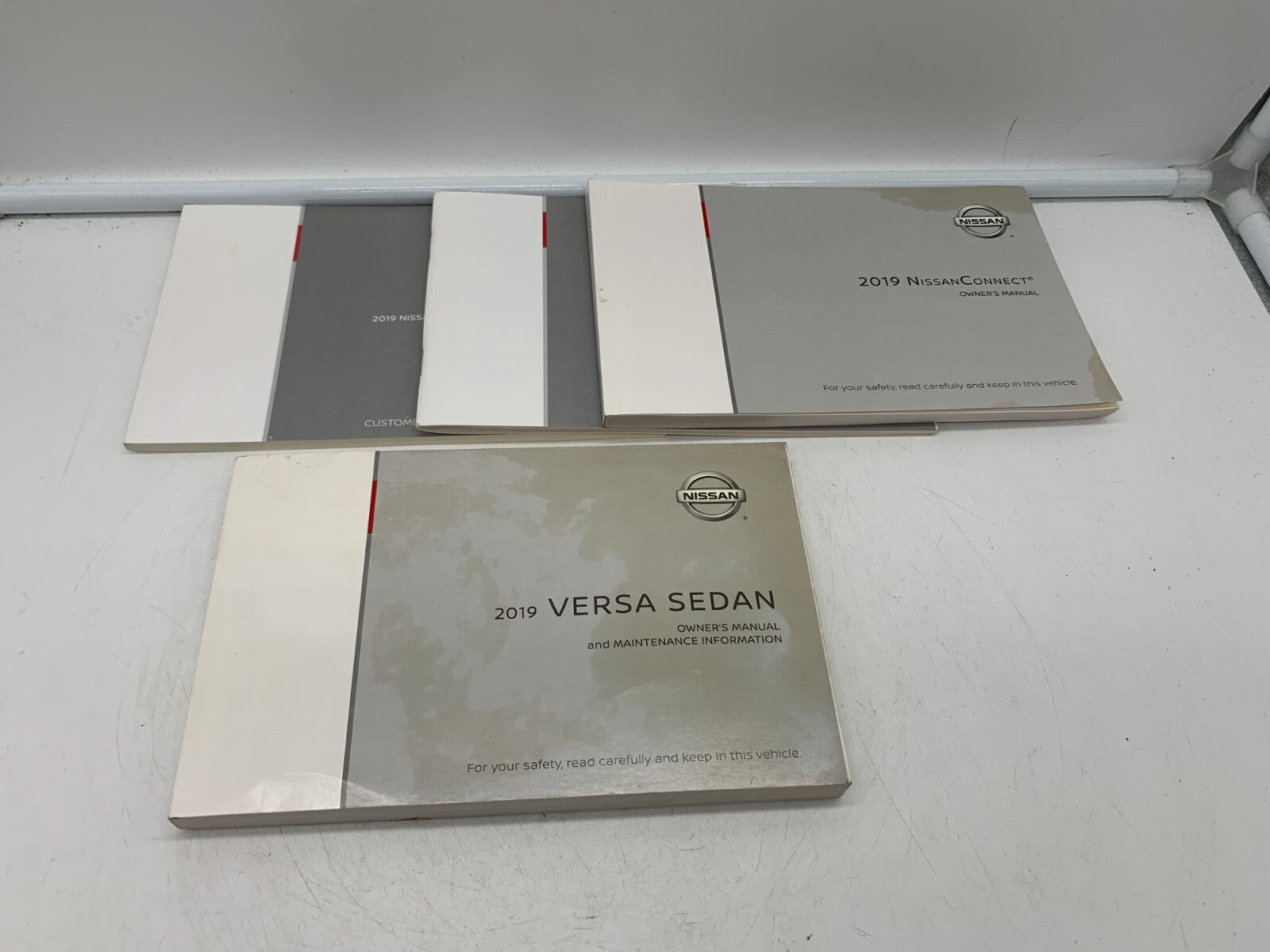 2019 Nissan Versa Sedan Owners Manual Set with Case OEM D02B70012