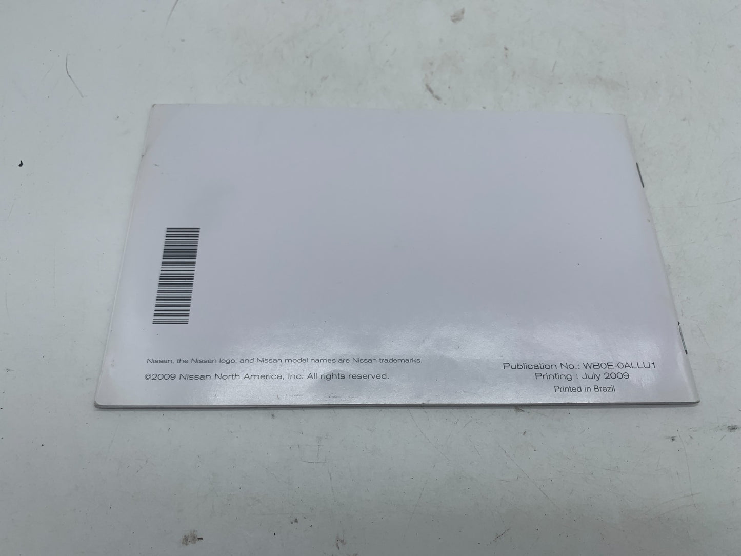 2010 Nissan Sentra Owners Manual Set with Case OEM