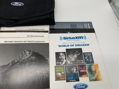 2015 Ford Explorer Owners Manual Set with Case OEM C01B08021