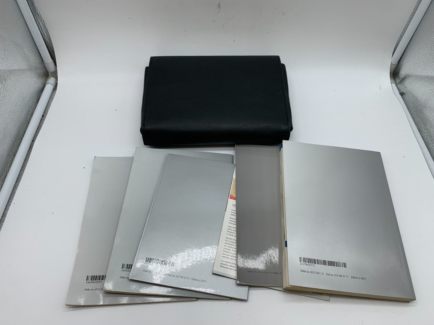 2011 Mercedes-Benz E-Class EClass Owners Manual Set with Case OEM B02B32042
