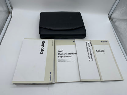 2018 Hyundai Sonata Owners Manual with Case OEM R01B25016