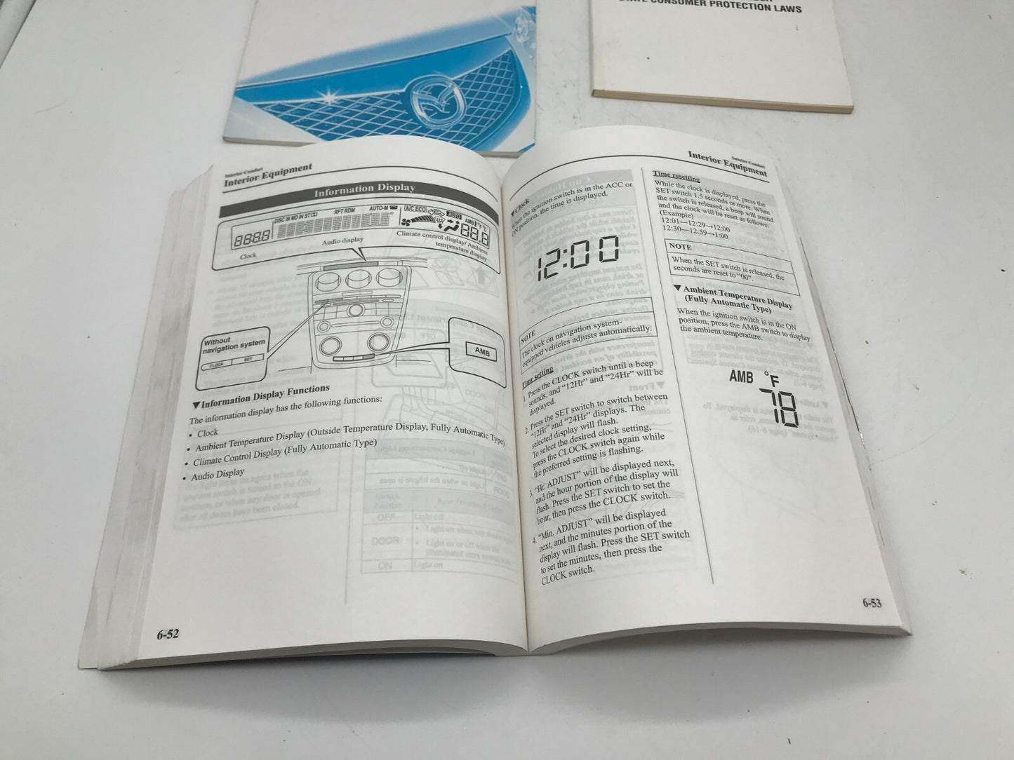 2007 Mazda CX-7 CX7 CX 7 Owners Manual Set OEM E02B65009