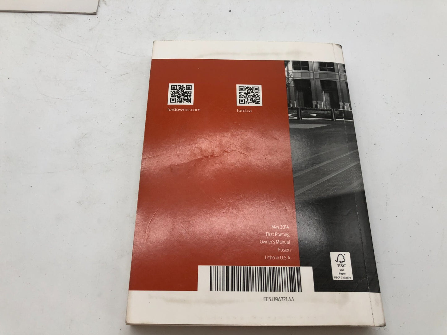 2015 Ford Fusion Owners Manual Set with Case OEM C02B46011