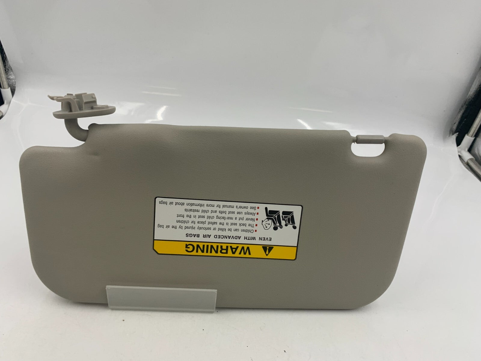 2014-2020 Mitsubishi Mirage Passenger Sun Visor Gray OEM A03B32086