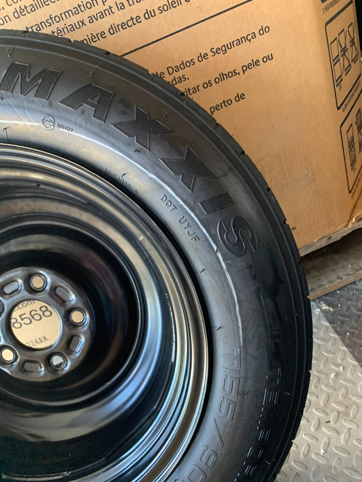 2010-2020 Nissan Rogue 16" Spare Tire Wheel Compact Donut T155/90D16 Maxxis