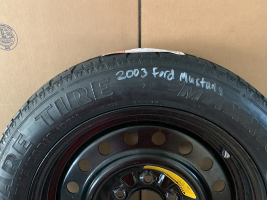 1999-2004 Ford Mustang Spare Tire 16" Wheel Compact Donut T145/80D16