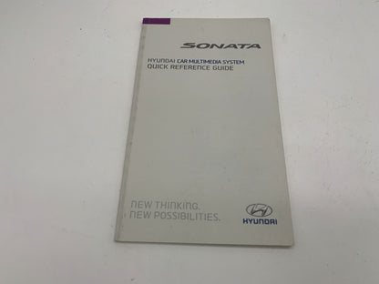 2016 Hyundai Sonata Owners Manual Set with Case OEM A02B46054