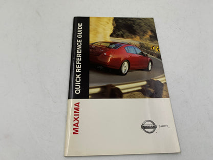 2004 Nissan Maxima Owners Manual Set with Case OEM D01B48005