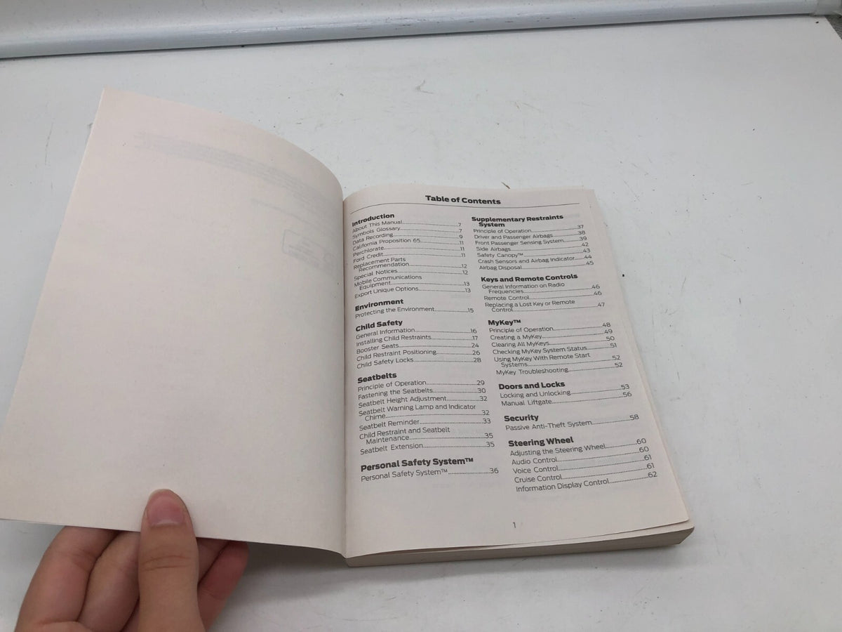 2018 Ford Transit Owners Manual Set with Case OEM R01B50015