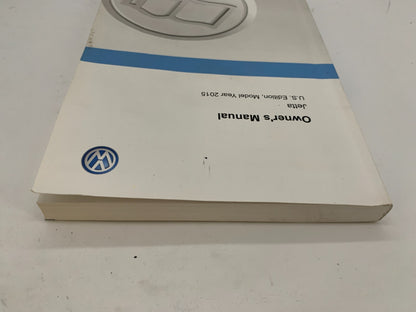 2015 Volkswagen Jetta Owners Manual Set with Case OEM A03B42005