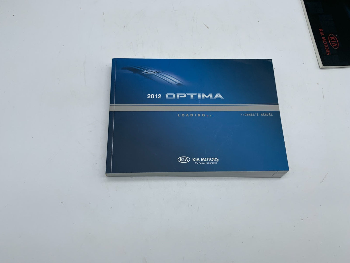 2012 Kia Optima Owners Manual Set OEM A04B06005