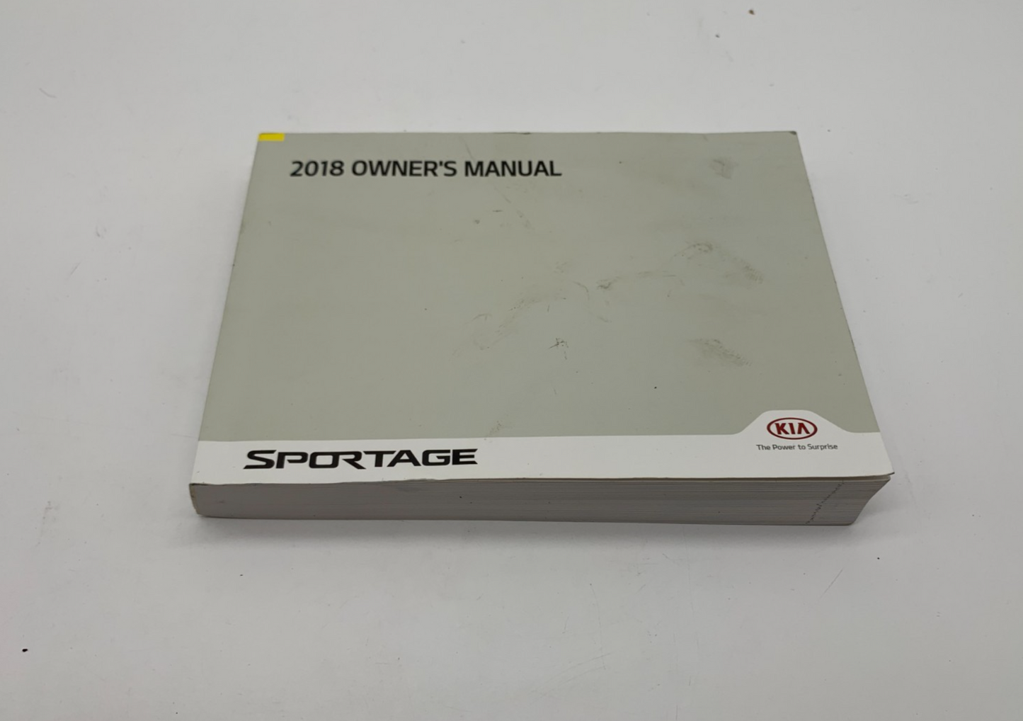 2018 Kia Sportage Owners Manual OEM