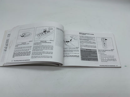 2003 Nissan Altima Owners Manual OEM C03B39006