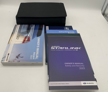 2022 Subaru Ascent Owners Manual Set with Case OEM R01B12043