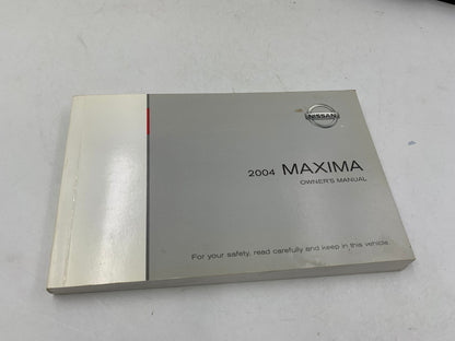 2004 Nissan Maxima Owners Manual Set with Case OEM D01B48005