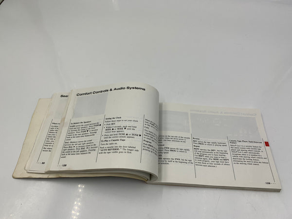 1991 Pontiac Grand Prix Owners Manual Handbook OEM J04B46007