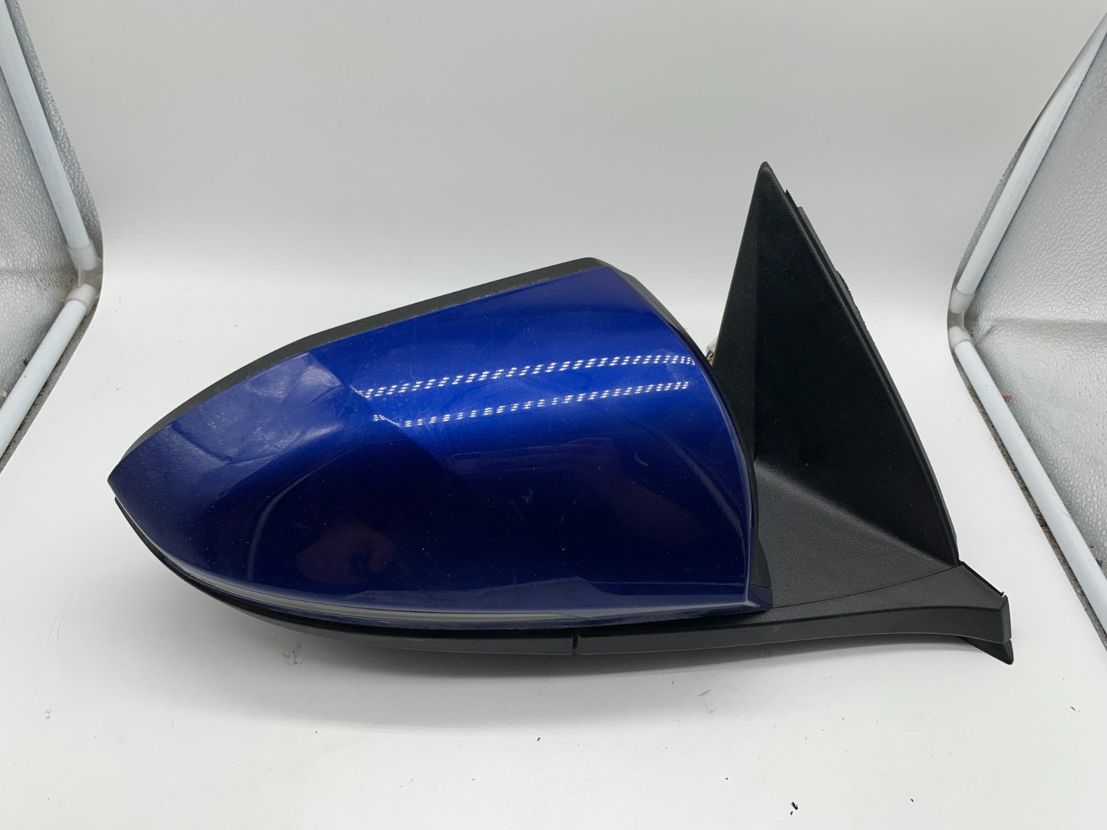 2022-2024 Hyundai Tucson Passenger Side View Power Door Mirror Blue BSA C01B2601