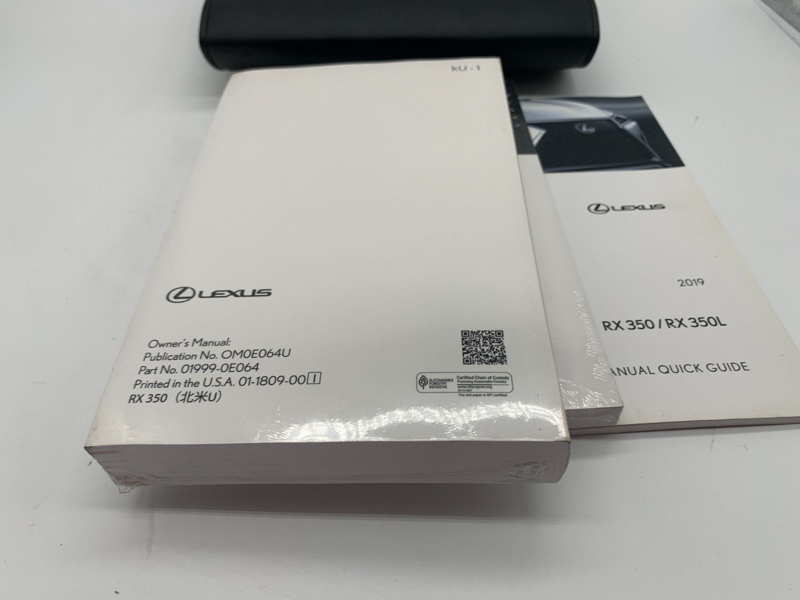 2019 Lexus RX350 RX350L Owners Manual Set with Case OEM D01B41076