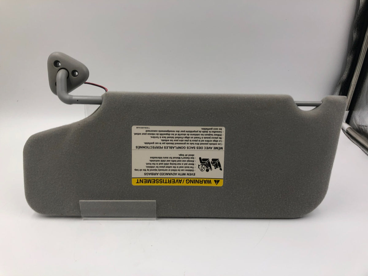 2005-2007 Ford Freestyle Passenger Sun Visor Illuminated Gray OEM B04B31030
