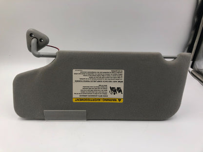 2005-2007 Ford Freestyle Passenger Sun Visor Illuminated Gray OEM B04B31030