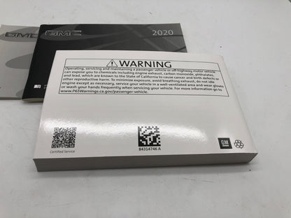 2020 GMC Terrain Terrain Denali Owners Manual Set OEM A02B03032
