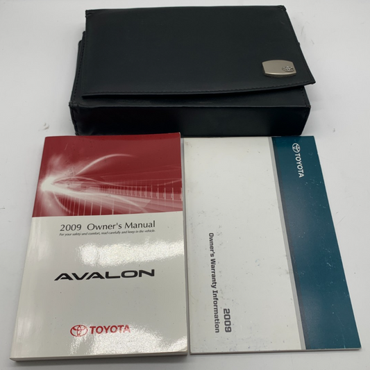 2009 Toyota Avalon Owners Manual Set with Case OEM B04B43005
