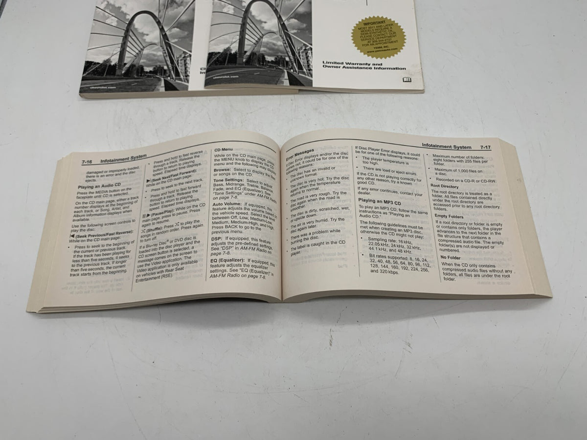 2015 Chevrolet Silverado 1500 2500 Owners Manual Set OEM C01B05005