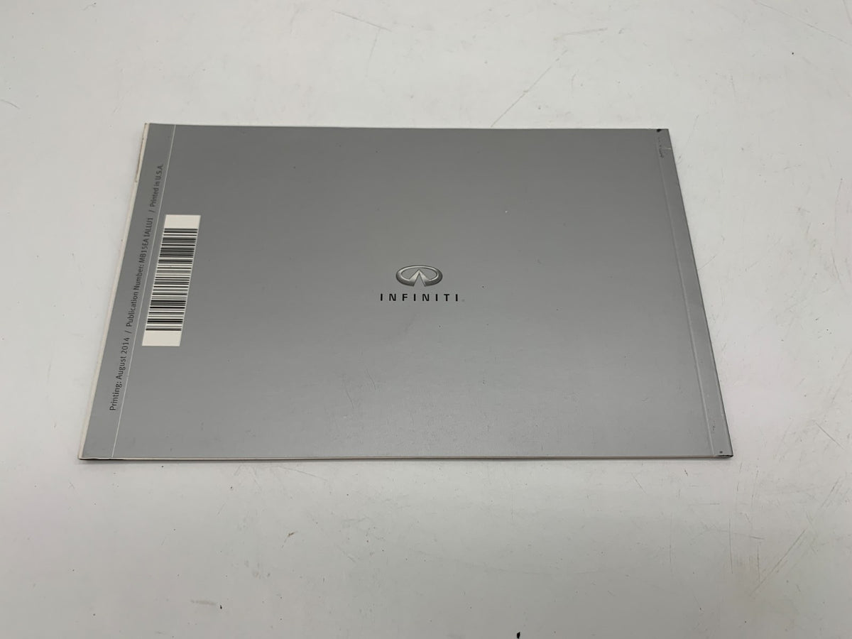 2015 Infiniti Q40 Q 40 Owners Manual Set OEM A01B01016