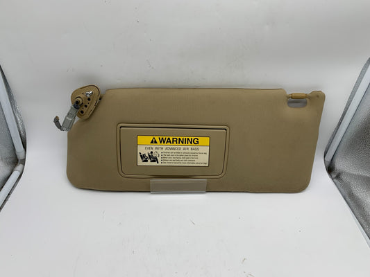 2006-2010 Honda Odyssey Driver Sun Visor Tan Illuminated OEM A04B42004