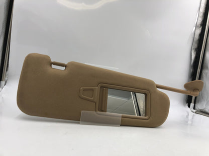 2011-2015 Hyundai Sonata Passenger Sun Visor Tan OEM D01B25064