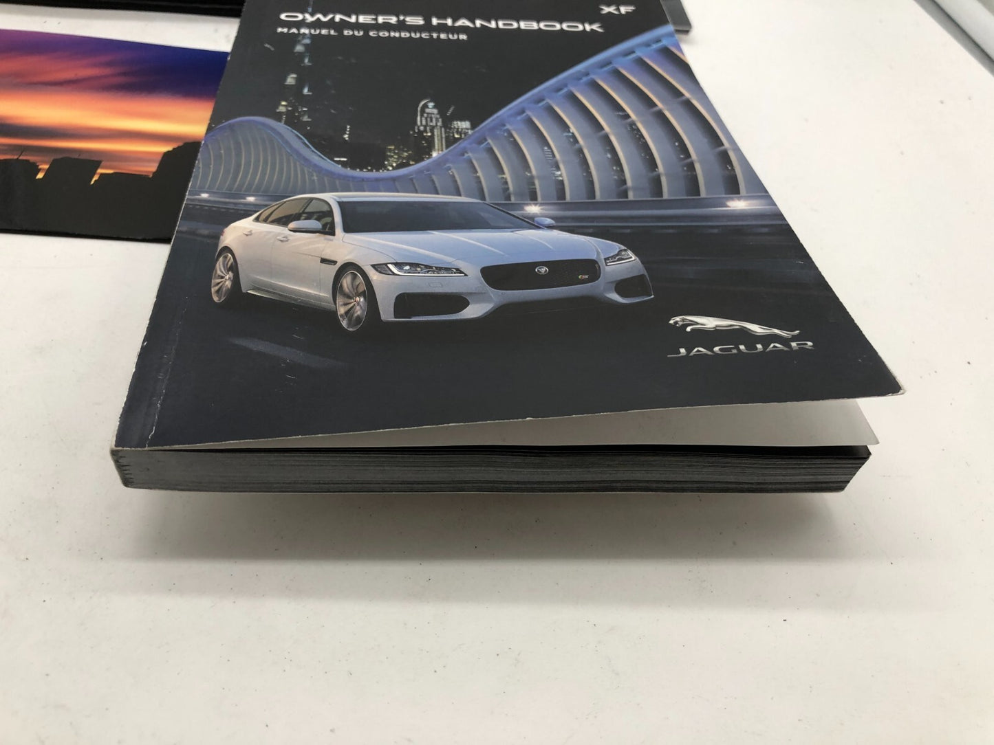 2016 Jaguar XF Owners Manual Handbook Set with Case OEM A02B15009