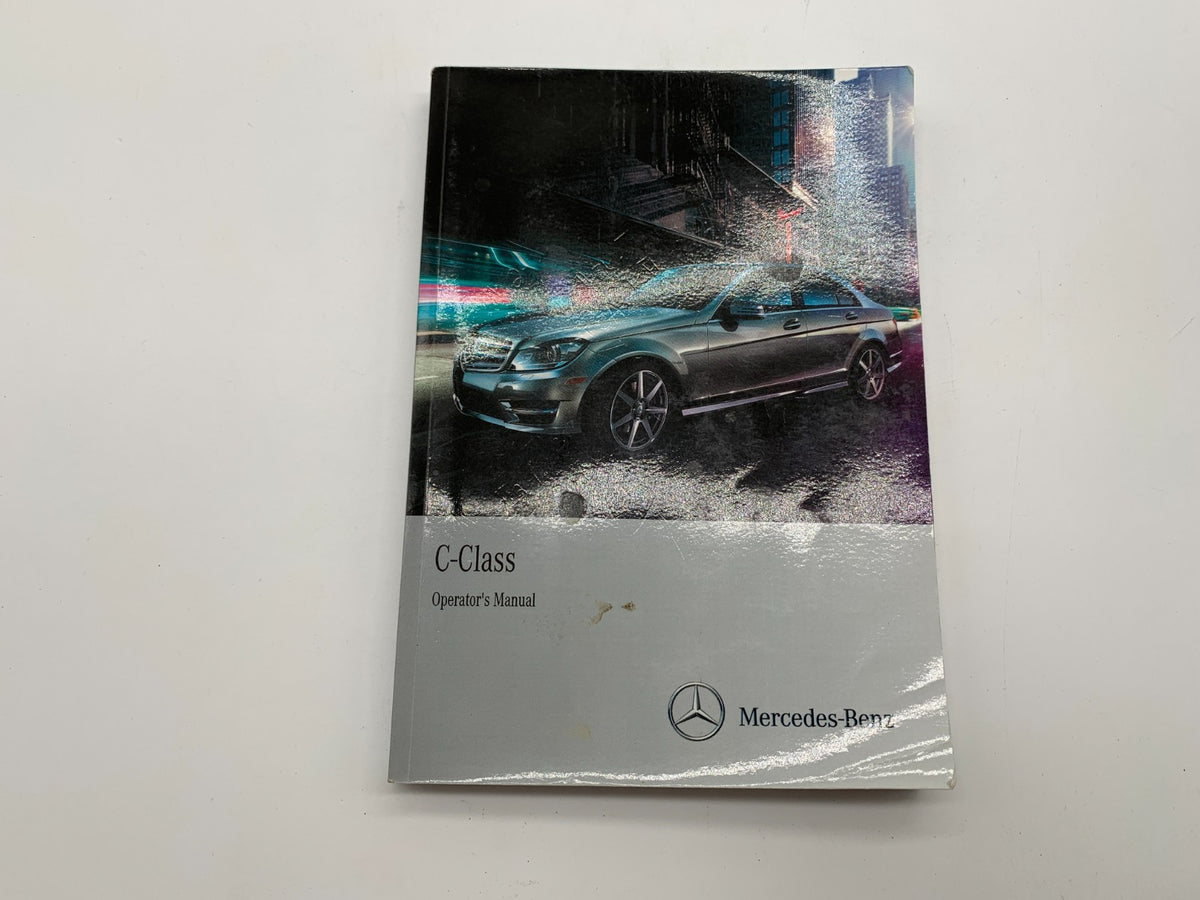 2013 Mercedes-Benz C250 Owners Manual Set with Case OEM C03B44006