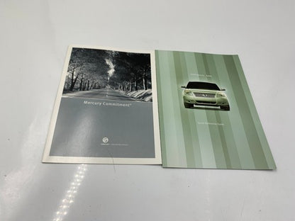 2008 Mercury Sable Owners Manual Set with Case OEM R01B17003