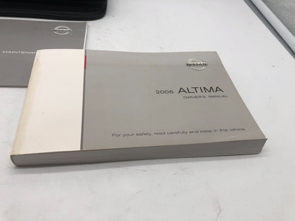 2006 Nissan Altima Owners Manual Set with Case OEM R01B14012